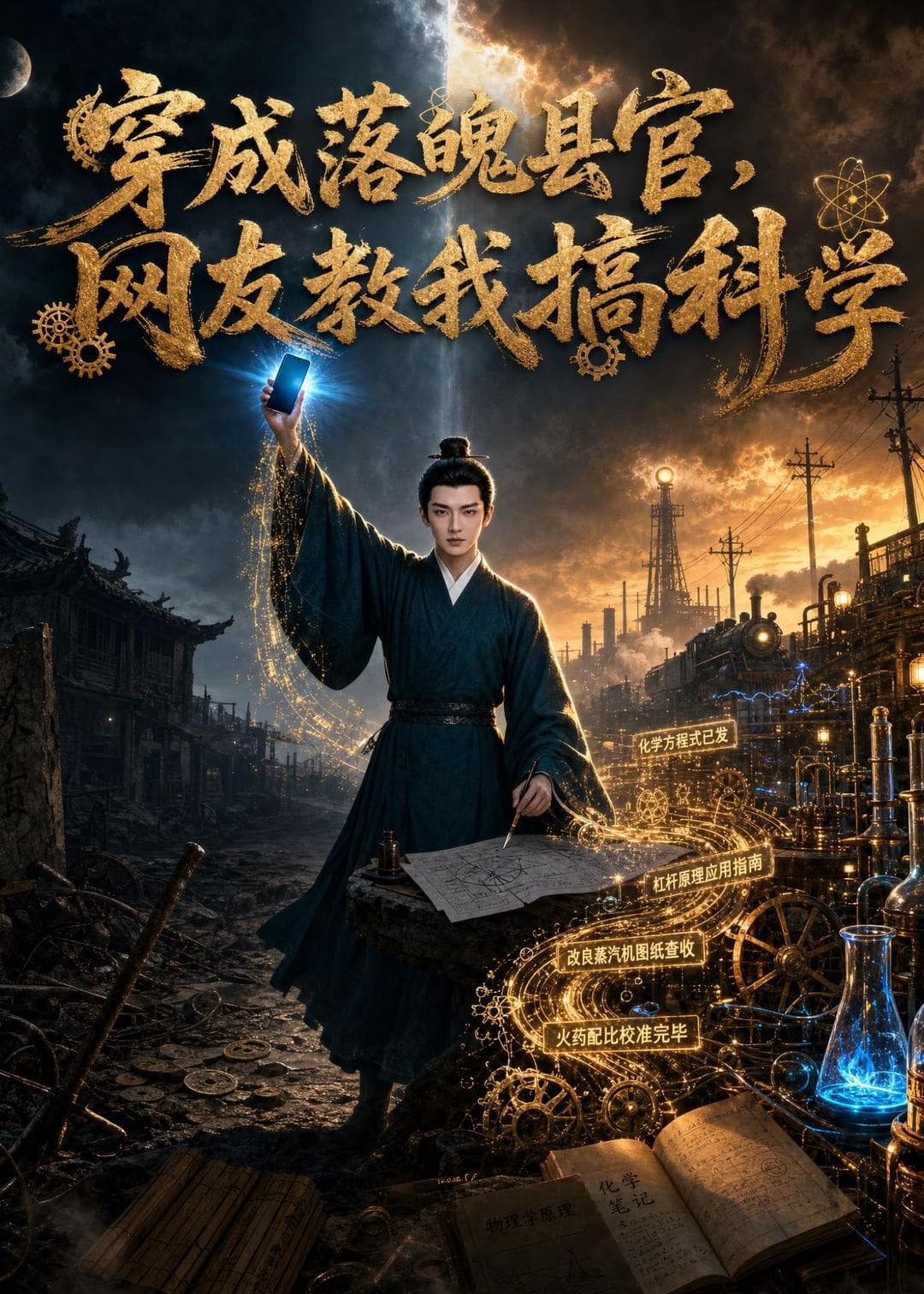穿成落魄县官，网友教我搞科学