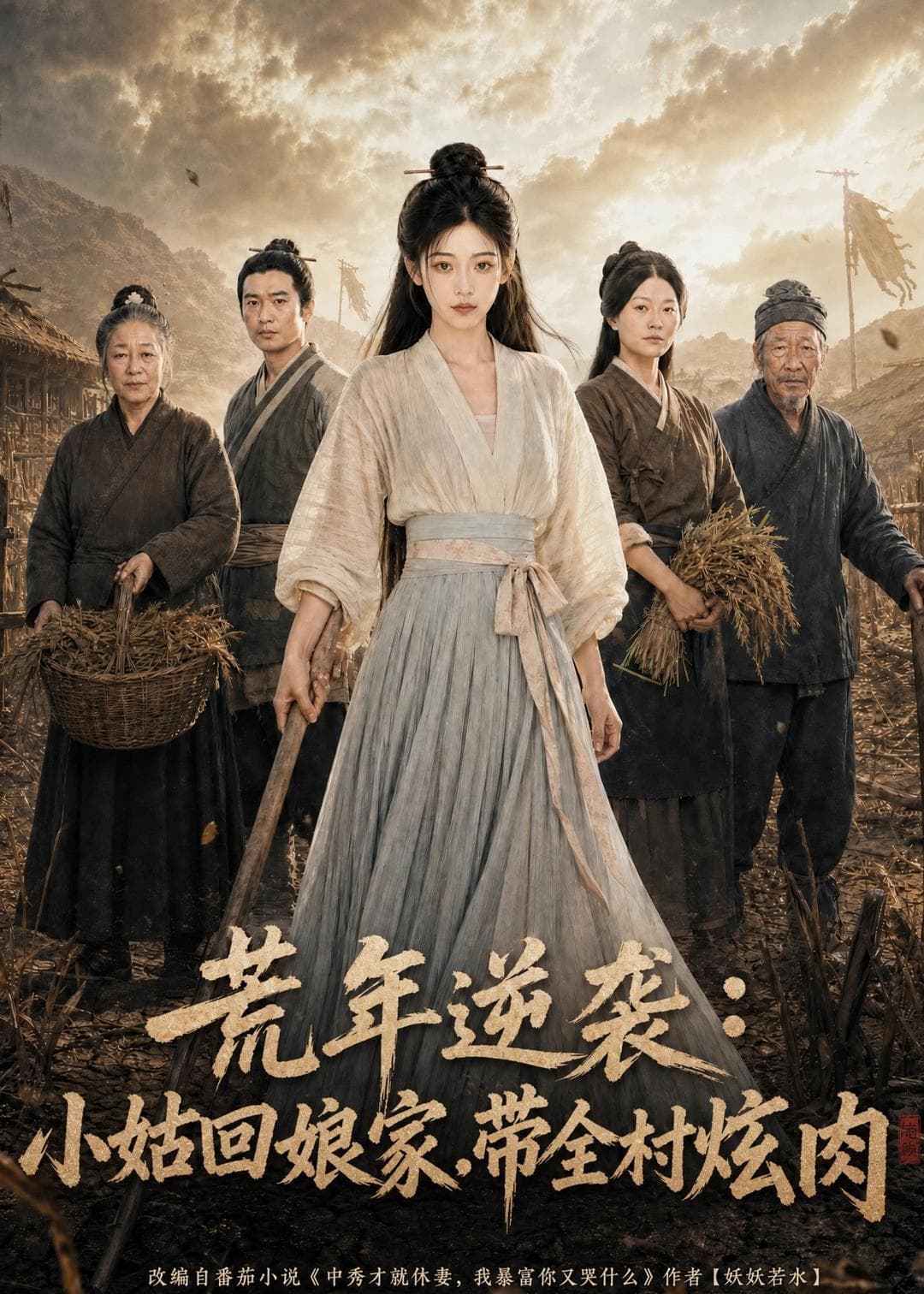 荒年逆袭：小姑回娘家，带全村炫肉