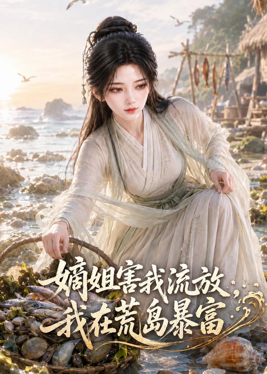嫡姐害我流放，我在荒岛暴富