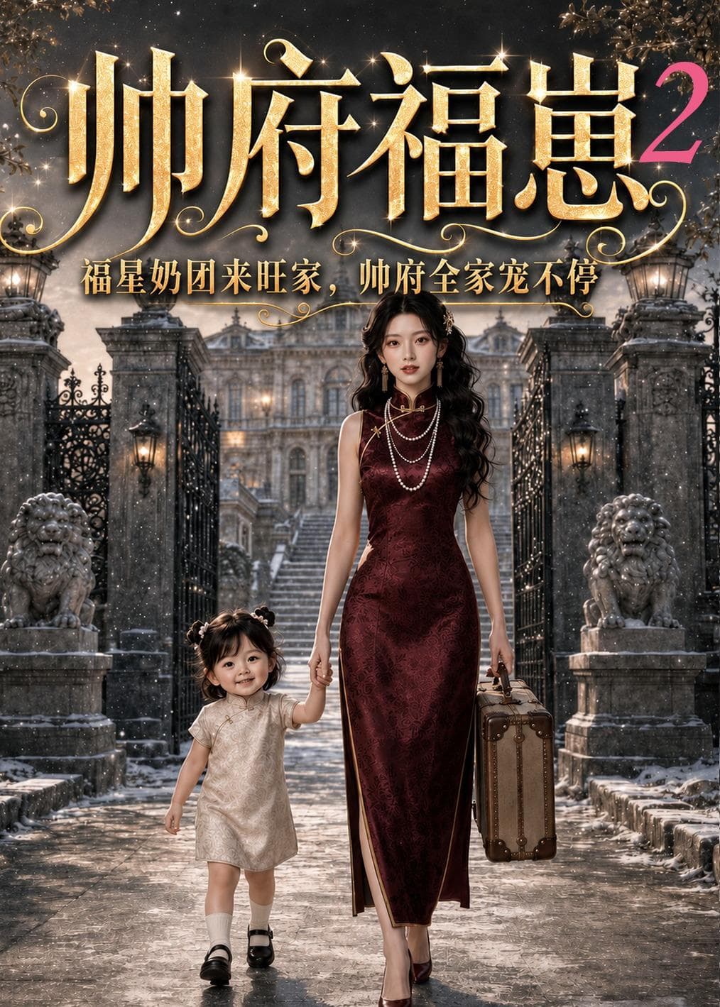帅府福崽2福星奶团来旺家，帅府全家宠不停