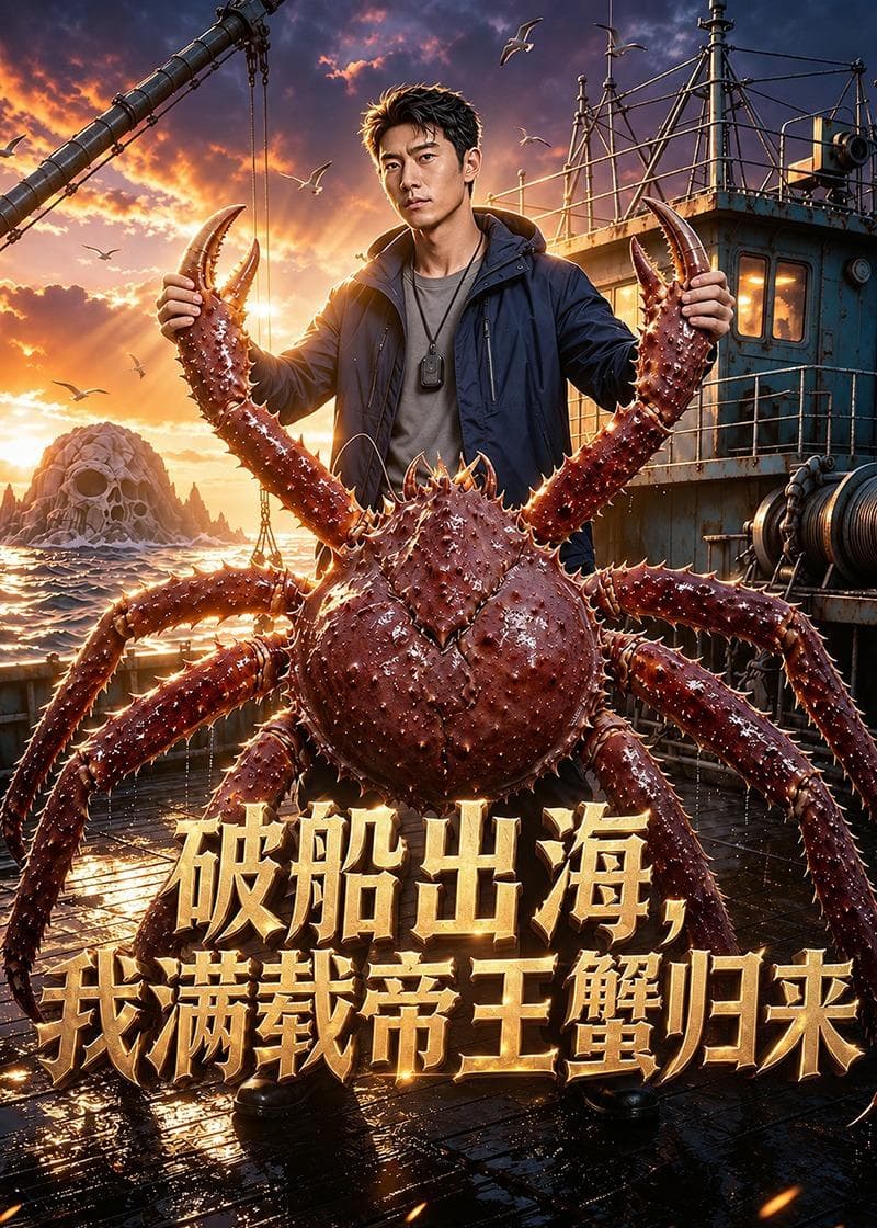 破船出海，我满载帝王蟹归来