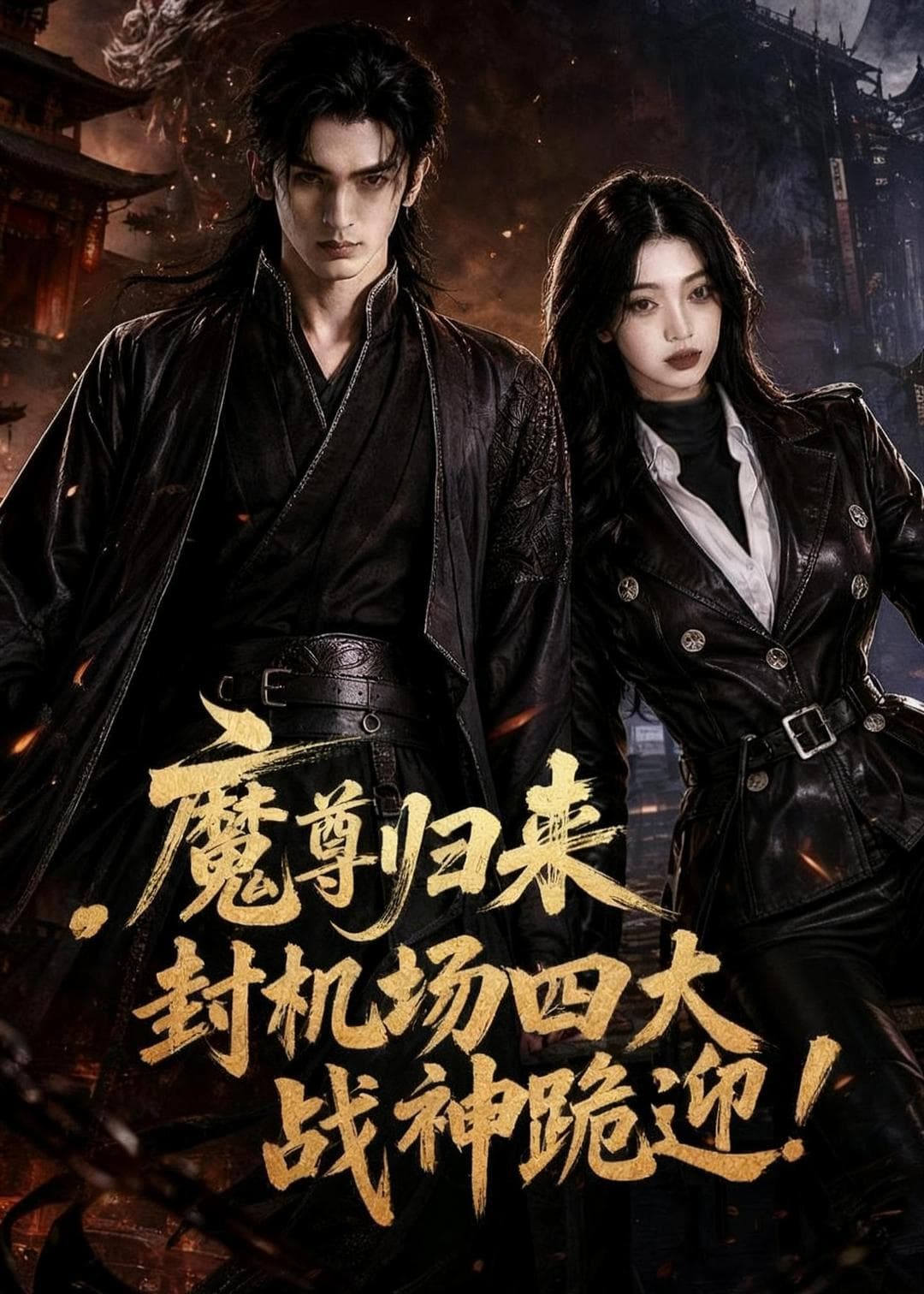 魔尊归来，封机场四大战神跪迎