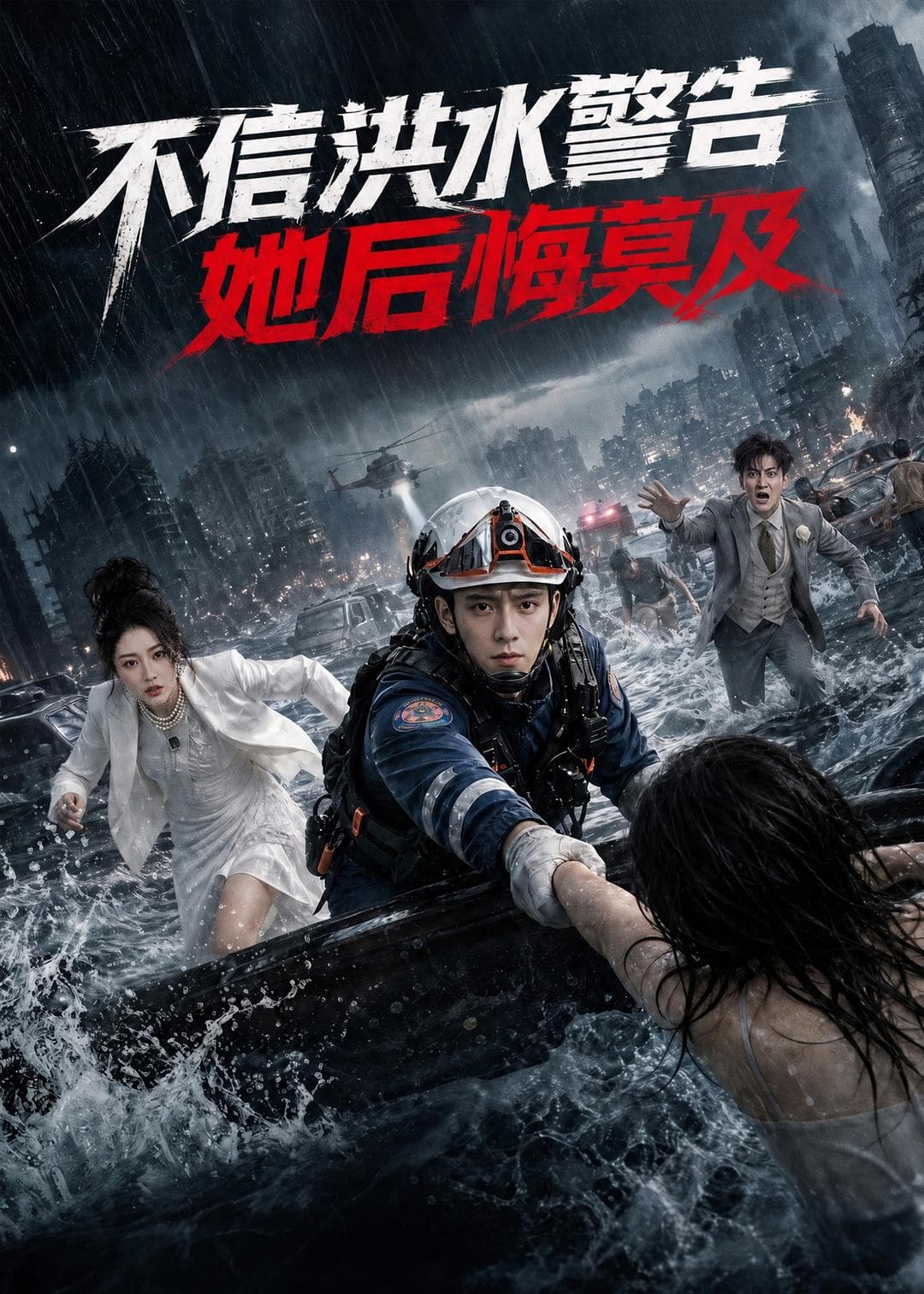不信洪水警告，她后悔莫及