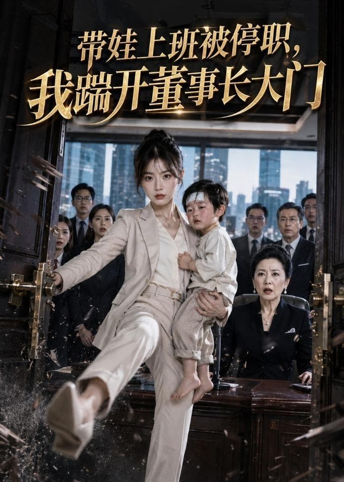 带娃上班被停职，我踹开董事长大门