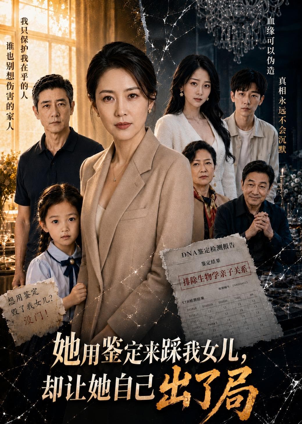 她用鉴定来踩我女儿，却让她自己出了局